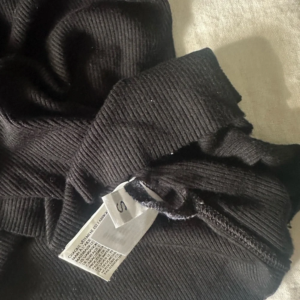 Enza Costa Black One-Shoulder silk rib Dress.
Size S - Picture 3 of 4